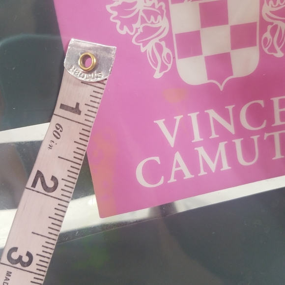 Vince Camuto Striped Gray and Pink Beach Tote Bag - Picture 7 of 15